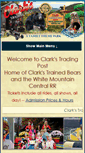 Mobile Screenshot of clarkstradingpost.com